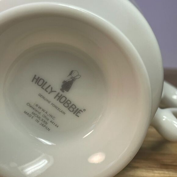 Holly Hobbie VTG Pedestal Mug Love Is Something Extra Grannycore 1980s Nostolgia - Picture 8 of 10